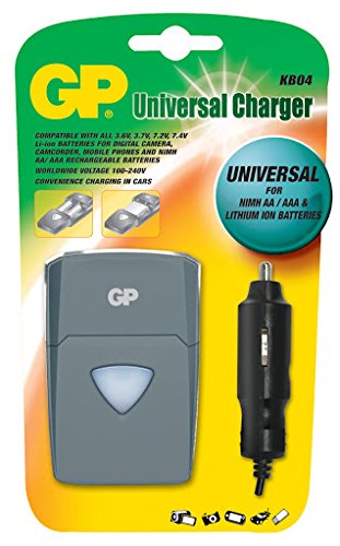 GP Chargeur Universel pour Appareil Photo/Caméscope/Téléphone portable et les piles rechargeables AA/AAA