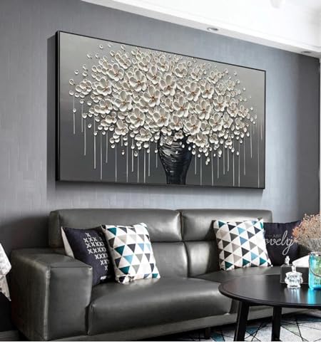 Peinture toile arbre doré abstrait 70x140 cm affiche minimaliste sans cadre