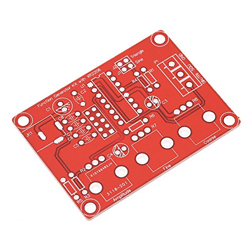 Weytoll XR2206 Signalgenerator Funktionsgenerator Kit Sinus/Dreieck/Quadrat Ausgang 1 Hz-1 MHz Einstellbare Frequenz Amplitude（DIY Kit）