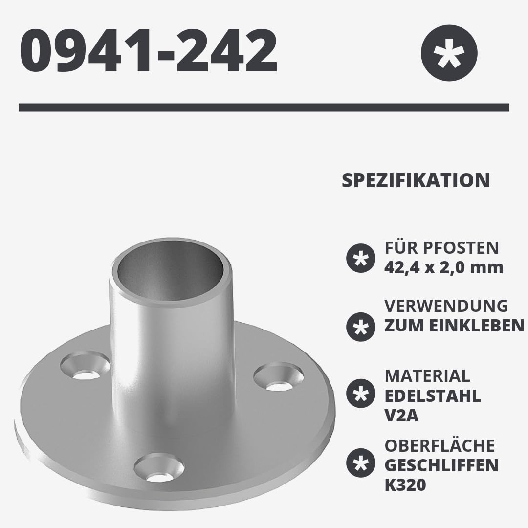 Tubo Acciaio Inox V2A Ø12x1.5mm - Lunghezza 200cm, Superficie Levigata K320 - Foto 2