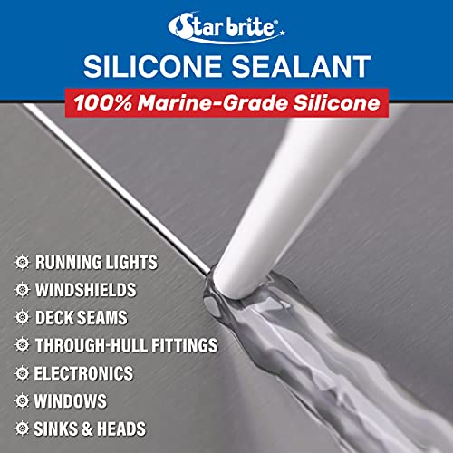 Image of STAR BRITE Silicone Sealant Black 2.8 OZ. (082103)