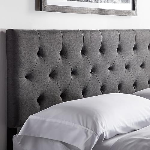 LUCID Gepolstertes Kopfteil – Bett 140 cm – Höhenverstellbar von 85...