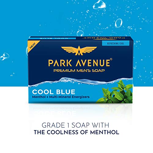Image of Park Avenue Bathing Soap, Cool Blue, 125g Carton
