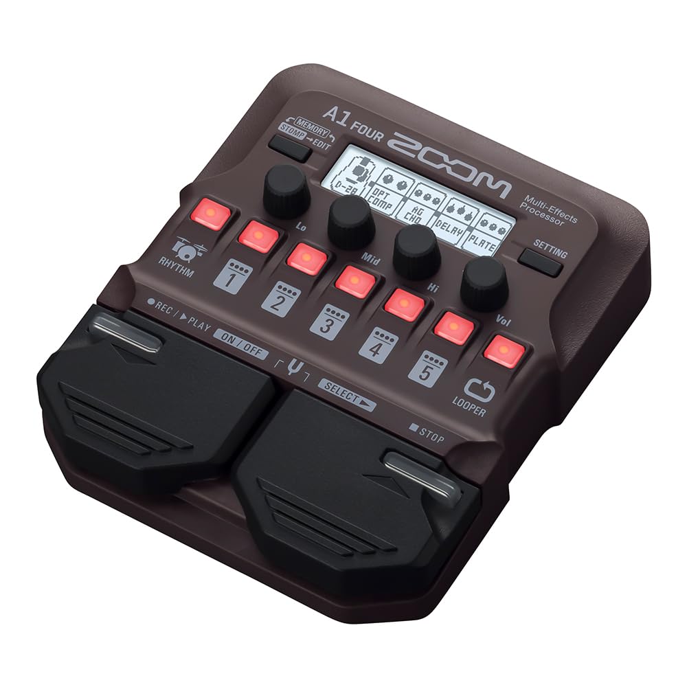 ZOOM A1 FOUR アコースティックギター　エフェクター　ズーム ZOOM A1 FOUR アコースティック楽器用 マルチエフェクター
