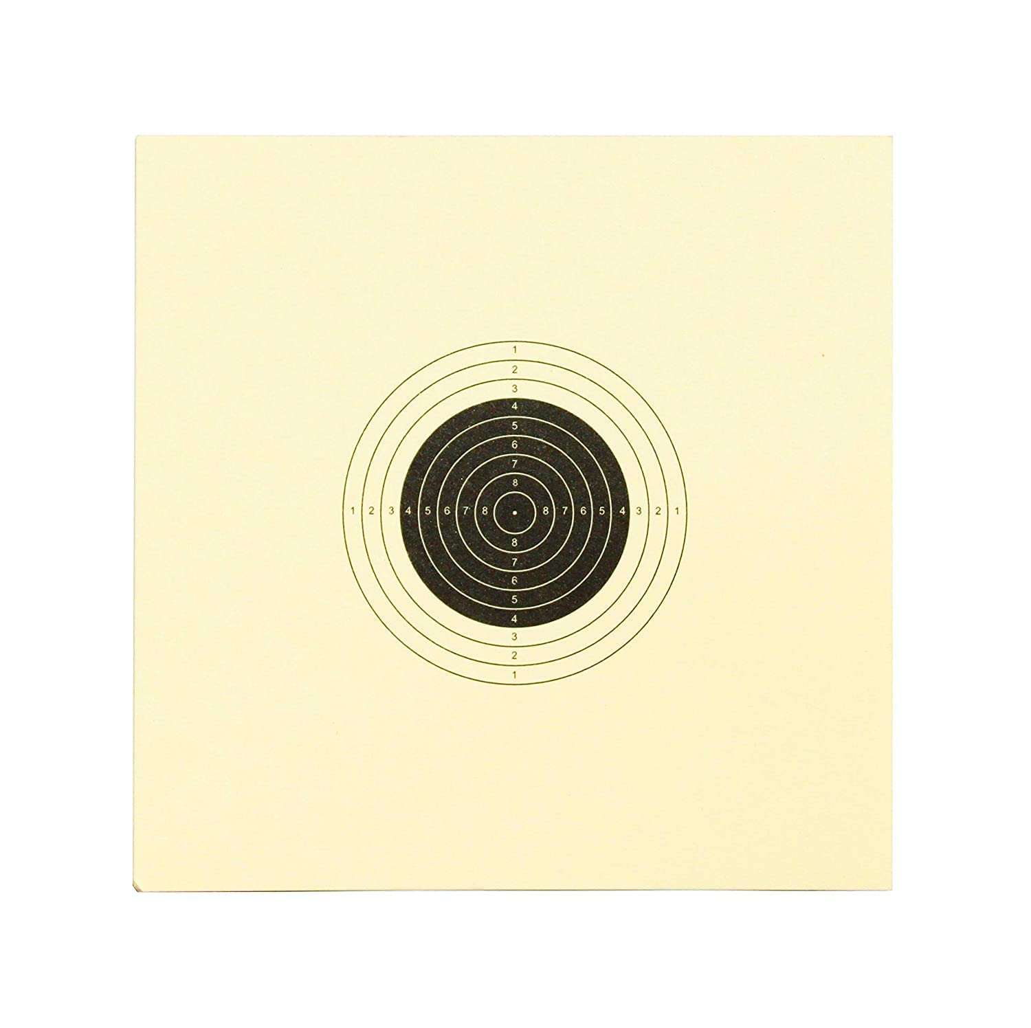 10M Air Rifle Target Paper, Paper Thickness, Durable and Resilient, Designed for Perfect Hole in Each Shoot, Ideal for Beginners and Professionals (100 Pieces)