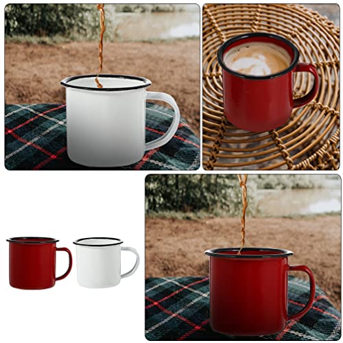BESTonZON 2 Unids Camping Taza de Café Tazas de Vino Tazas Pequeñas Pequeñas Vitivinantes Vajillas Camping Plano Plano… - Imagen 6