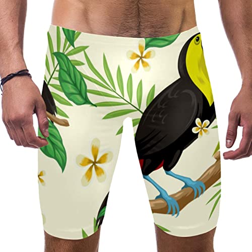 Traje de baño deportivo de secado rápido con motivos de aves