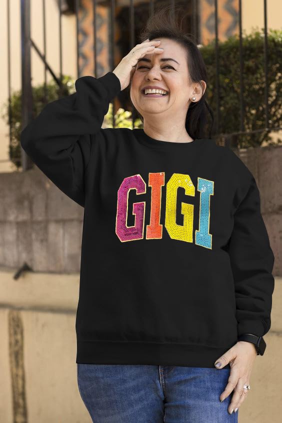 ALLTB Gigi Sweatshirt Women Gigi Heart Graphic Sweater Gifts for Grandma Nana Pullover Top Casual Long Sleeve Tee Tops4