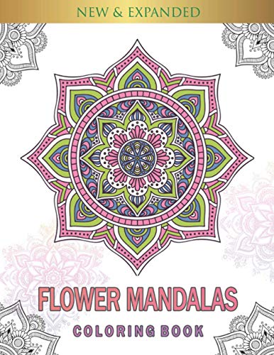 Flower Mandalas Coloring Book: Adults Relaxation with 50 Fun, Simple, and Relaxing Coloring Pages