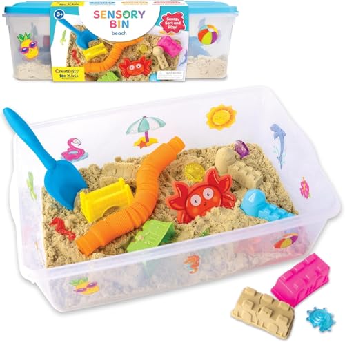 Creativity for Kids Sensory Bin: Beach - Toddler and Preschool