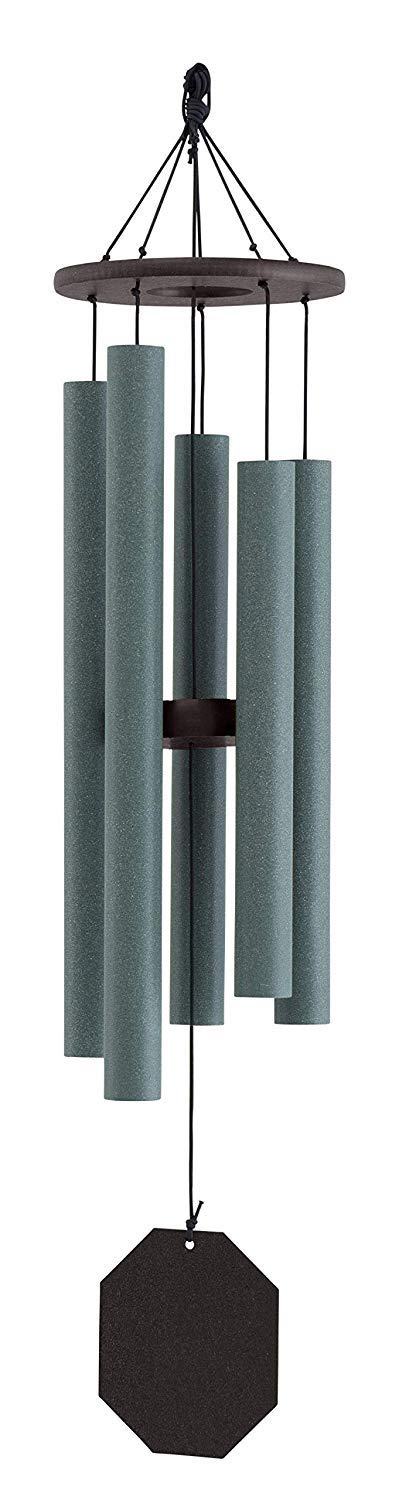 Lambright Country Chimes Ozark Echoes Series with Neutral Green Finish (56" Sonic Sound Waves)