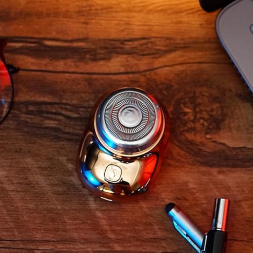 Image of DJIVAN Mini-Shave Portable Electric Shaver Mini Electric Razor Shavers for Men - Rechargeable Shaver with Easy One-Button Use - Suitable for Home, Car, Travel(MULTI COLOR)