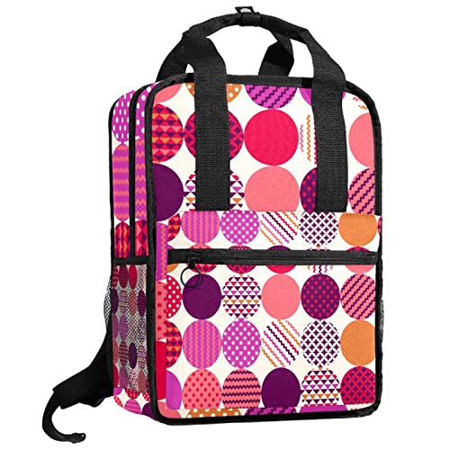 Sac à dos géométrique ajustable fille garçon pour école et activités