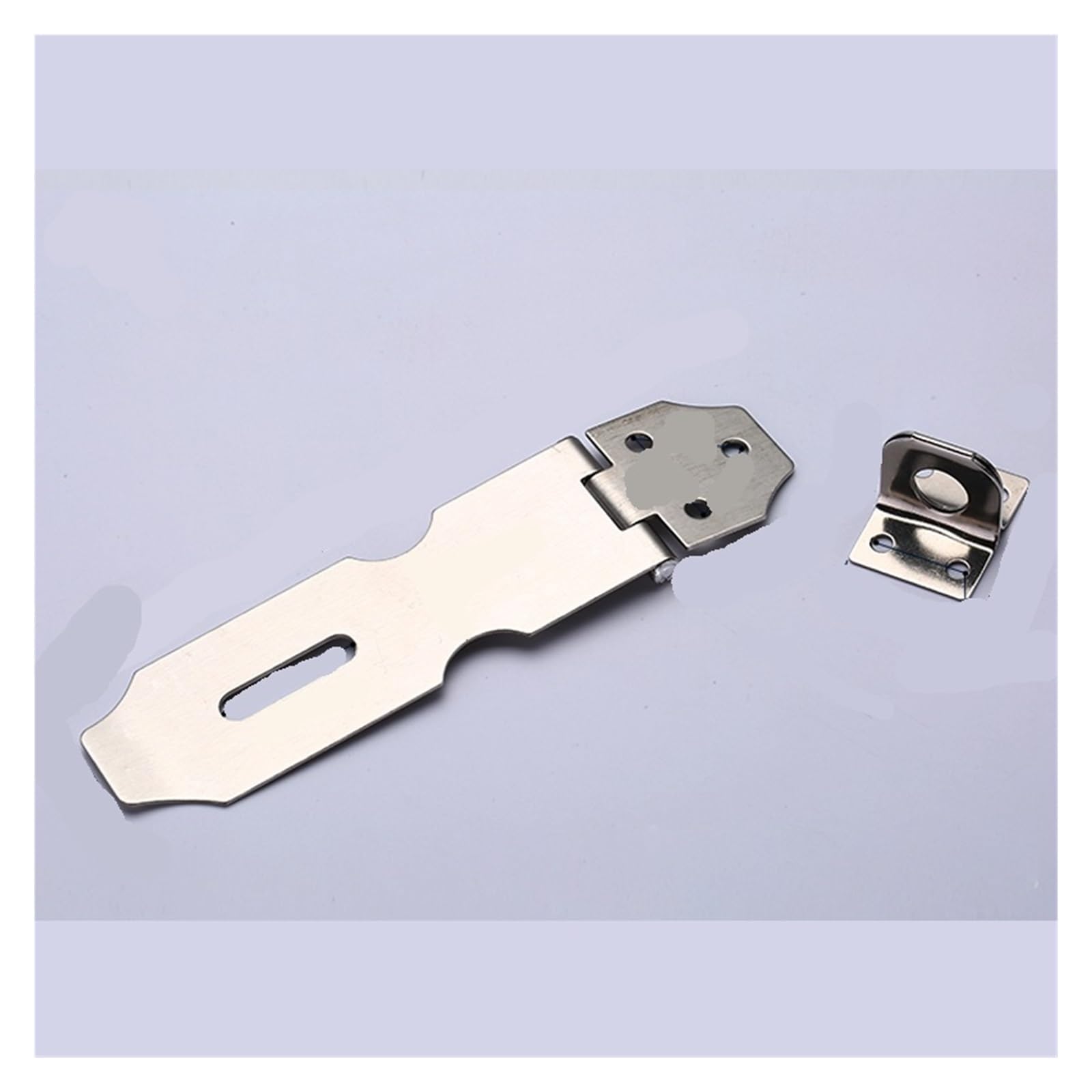 Dqzrtueca One Color Hasp And Staple, Door Padlock Hasp 4 Pcs Stainless Steel 2-5 Inches For Wood Cabinet 30Mm(5 Inch)