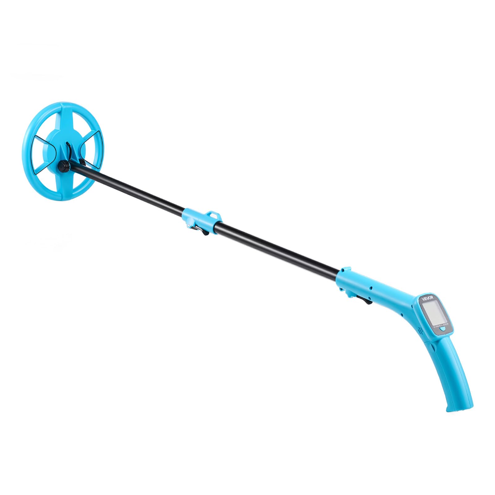 VEVOR Metalldetektor 101,6 mm, Metallsuchgerät, Golddetektor mit LCD-Display, 152,4 mm IP68 wasserdichte Suchspule, Einstellbarer Suchbereich von 65 bis 92 cm für die Goldexploration