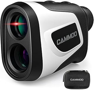 CAMMOO Golf Rangefinder, Golf Laser Rangefinder 1100 Yards, Slope & Flagpole-Lock Mode, Accurate Measurement, Focus & Vibration, USB Charging, 6X Magnification, Best Gift for Golfing & Measurement