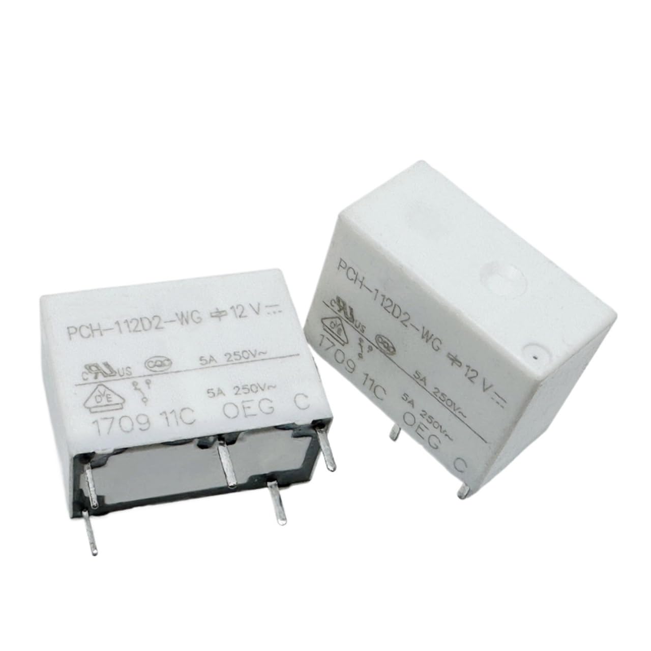 YZWRWRMKTB 1pc PCH-112D2-WG (33FC-12V-5A) Relay 5pins