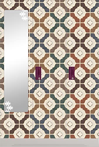 Image of CABANA HOMES Wall Stickers Botanical DIY Wallpaper for Decals (45 x 125 cm, 1 Roll) (6 sq. ft) Decorative Self Adhesive Home Decor Furniture Wardrobe Table Top Ceiling, Multicolour