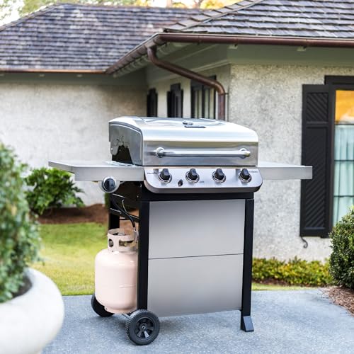 Char-Broil Performance Series 463377319 Convective 4 Burner Stainless Steel Propane Gas Grill - Image 7