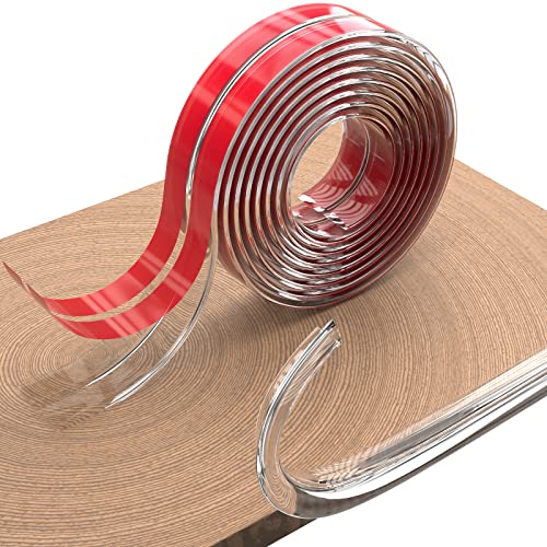 LANPARD 6M Protection Table Bebe Transparente Coin de Table Protection Bebe, Protege Angle et Bord, Bande Autocollante Non Toxique sans Odeur pour Sécurité Bebe Maison Cover