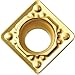 KYOCERA SCMT3251HQ CA525 Turning Insert for Steel, CA525 Grade, Carbide, HQ Chip Breaker, SCMT, 0.016" Corner Radius, Neutral, 0.3750" IC, TiCN/Al2O3/TiN
