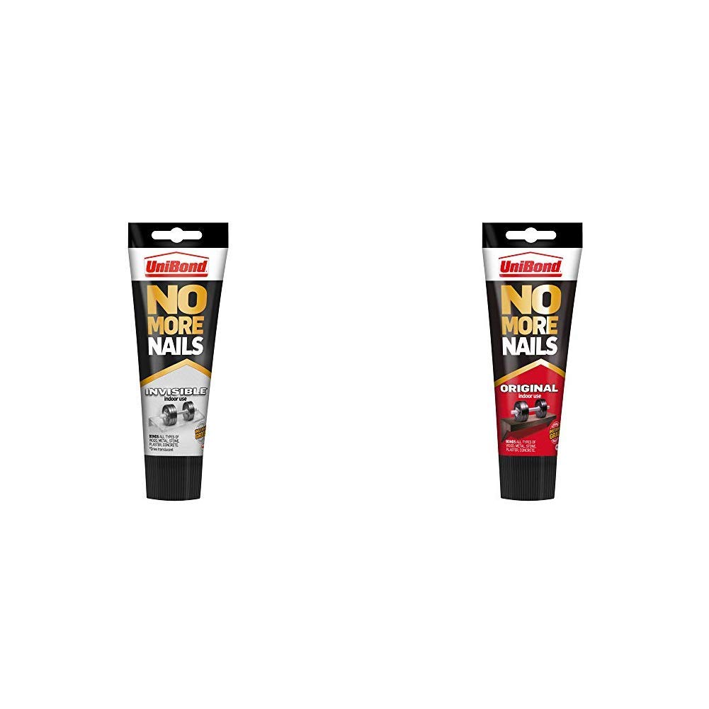 UniBond No More Nails Invisible Instant Grab Mounting Adhesive 1x184g