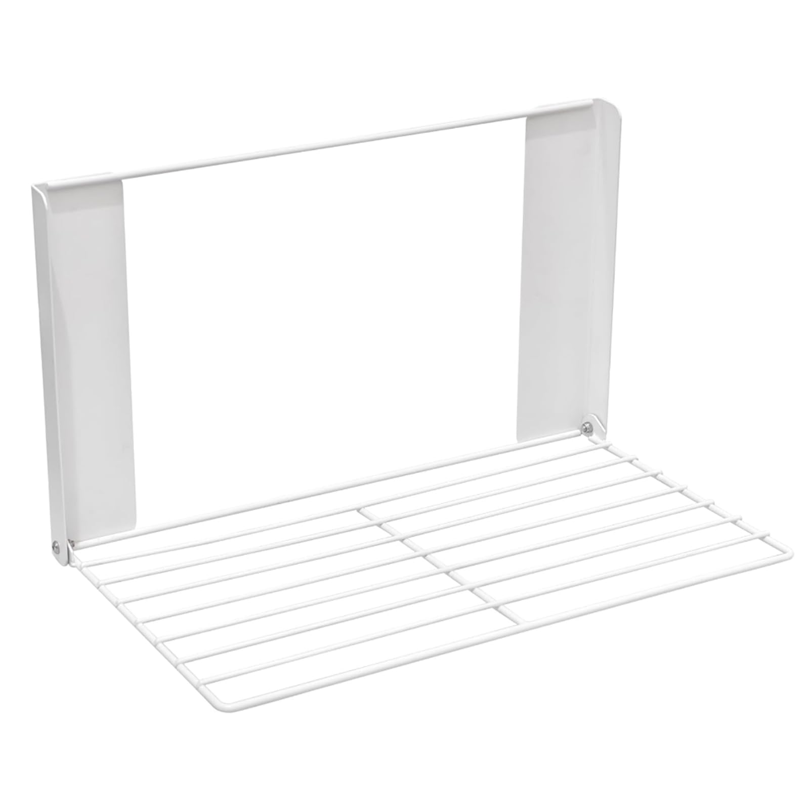 Magnetregal für Waschmaschine, Kohlenstoffstahl, Klappbarer (White)