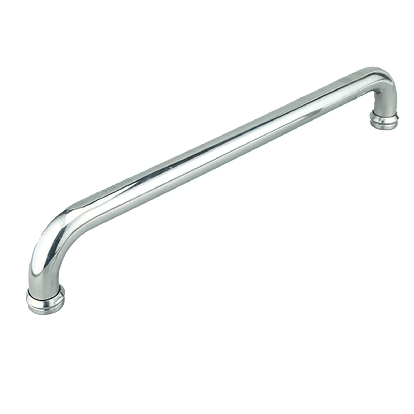 HYLYGFH Push and Pull Glass Door Handle SUS304 Stainless Steel Polished Chrome Finish,Hole Center Spacing:440mm Shower Door Handle Handles Replacement (Size : 440mm)