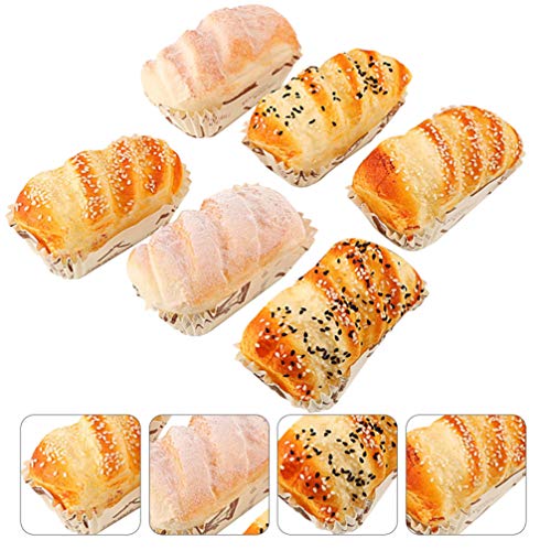 Mobestech 6 peças ímã de geladeira de pão com mensagem de geladeira ímã de geladeira Cúpula de gelad