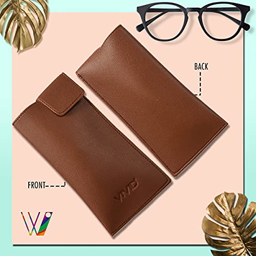 Image of VIVID Unisex Specs Valcro Eyewear Dabbi Artificial Leather Soft Case Cover