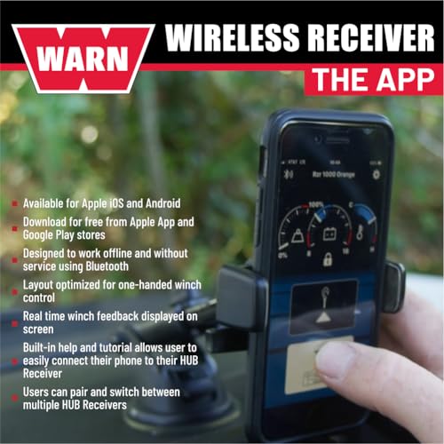 Warn 103945 Wireless HUB récepteur Bluetooth pour application mobile - 6