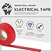 Lichamp 10-Pack Red Electrical Tape Waterproof, 3/4 in x 66ft, Industrial Grade UL/CSA Listed High Temp Electrical Tape Electric Super Vinyl