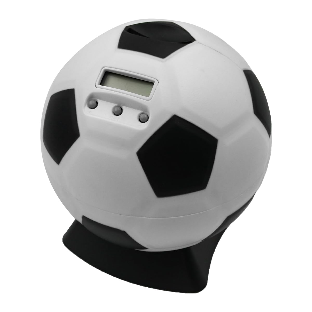 Muiltvoe Digital Money Box, Soccer Piggy Bank Money Bank with Automatic LCD Display, Large Counting Money Jar Coin Counter