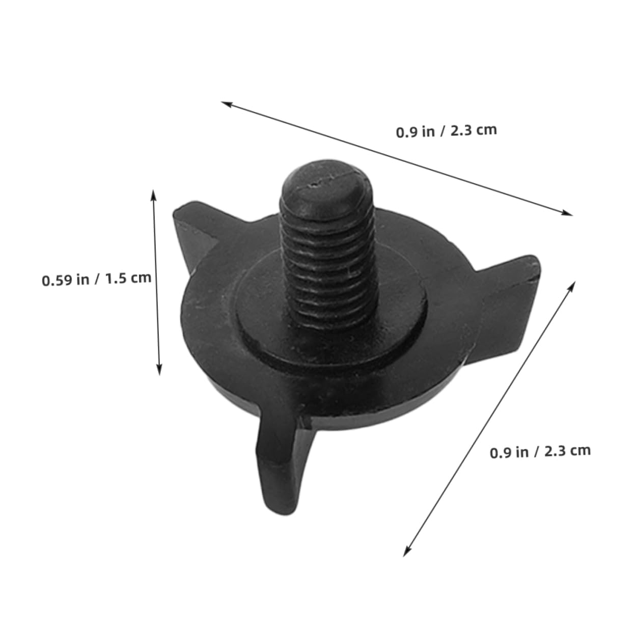 Alipis 10pcs Screws Motorbike Helmets Clip Motorcycle Detachable Visor Attachment Mount Accessory Motorcycle Helmets Replacement Visors Visor Screws Black Plastic