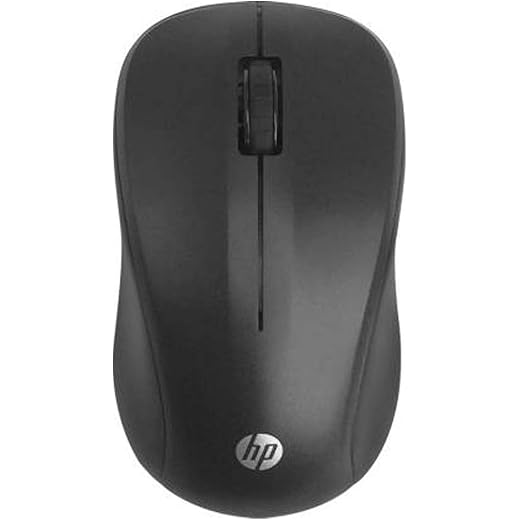 HP S500 Wireless Optical Mouse, Black