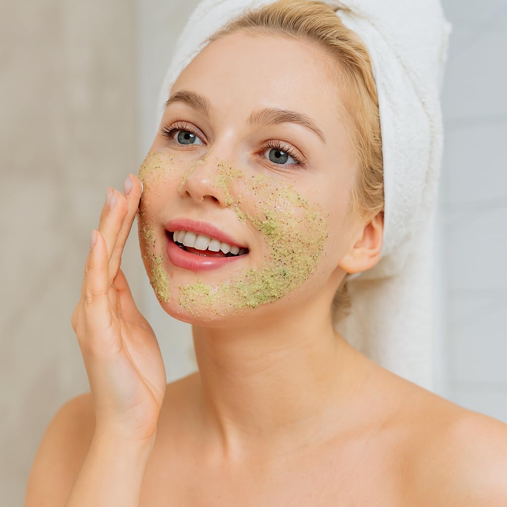 Amazon.com: Precision Beauty Green Tea Exfoliating Face Scrub