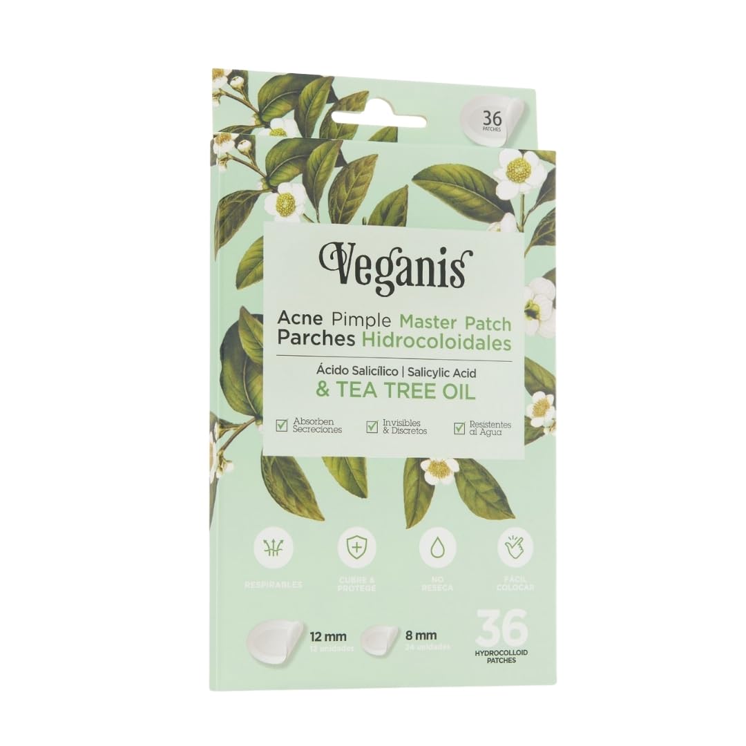 Pimple Patches for Face Hydrocolloid Acne Patches with Salicylic Acid Tea Tree Invisible Blemish Dots for Acne-Prone Skin