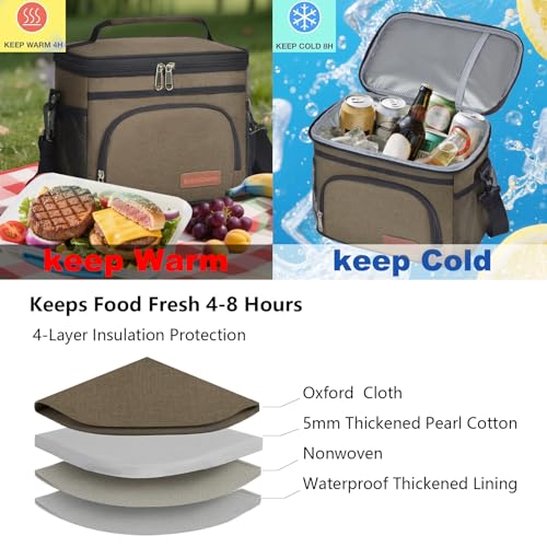 Image of ExtraCharm Insulated Lunch Bag for Women /Men