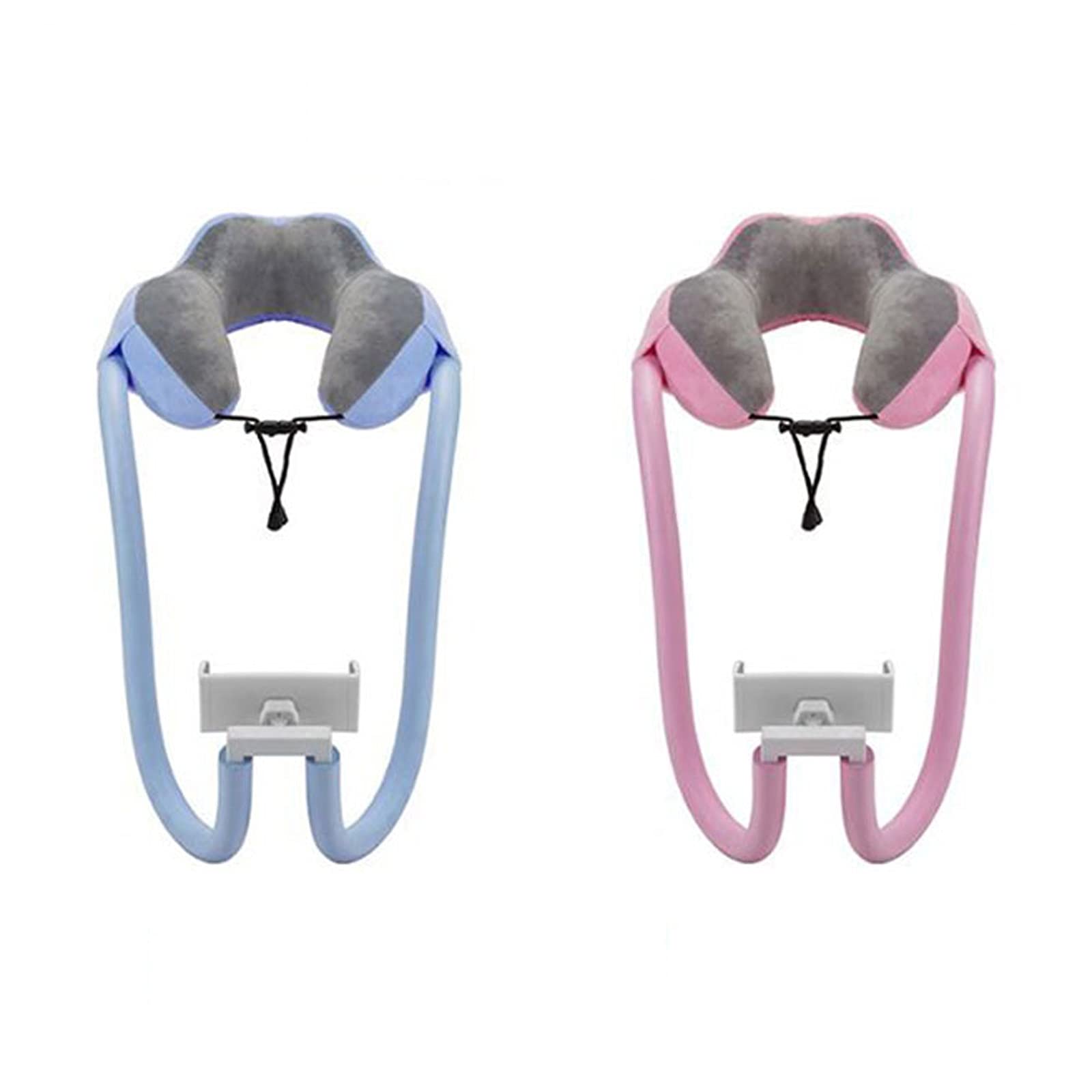 oporte para teléfono móvil Teléfono celular Soporte en forma de U Almohada Teléfono móvil Soporte de la cama Cuello Colgante Colgante Soporte Lazy Teléfono móvil Tableta Marco de soporte Soporte móvil