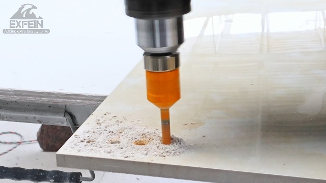 Image of Diamond Tile Hole Saw Kit 12pcs - 6 /8 /10 /25 /35 /50 /65mm Core Drill Bits,10mm Milling Bit and 2 inch Chamfer Bit with Hex Adapter and 4.5 inch 2pcs Diamond Blade and for Tile Porcelain Marble