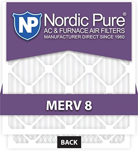 Nordic Pure 10x18x1ExactCustomM8-12 MERV 8 AC Furnace Filters, 10 x 18 x 3/4 (10 x 18 x 0.75), 12 Piece image 2