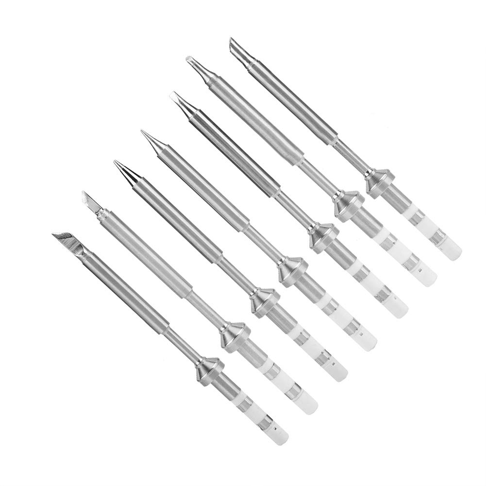 Punte TS100, 7 Tipi Mini Saldatore per Saldatura in Acciaio Inossidabile Ts-100 per TS100 Iron 00 Tip Sostituzione Punte Ts-d24 (7 set completi (nessun limite di prezzo su)