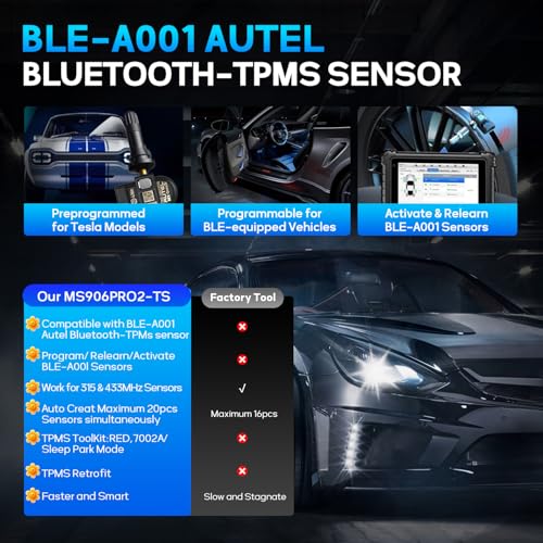 Autel MaxiSYS MS906 PRO2-TS Scanner: 2026 MS906Pro2-TS Up of MS906Pro-TS MK900TS MP900BT Kit MS908S MS906 PRO,Top TPMS Function& ECU Coding, Bidirectional Tool, 36+ Service, Auto Scan2.0, CAN FD&DoIP - Image 5