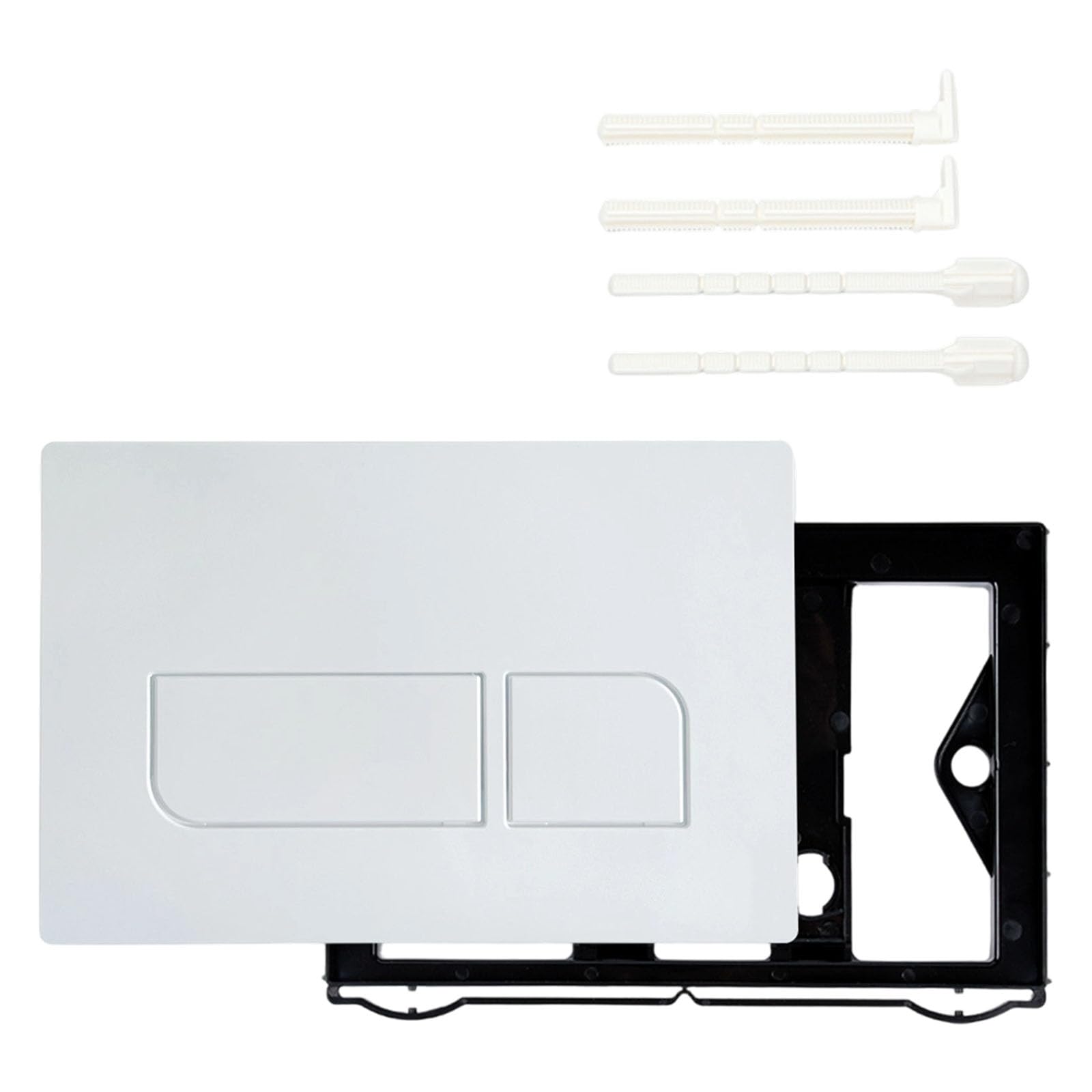 Cazstyk White Flushing Actuator Plate Toilet Flush Plate Concealed Water Tanks Panel Bucket Flushing Board For Up300 Up320 Bathroom Accessories