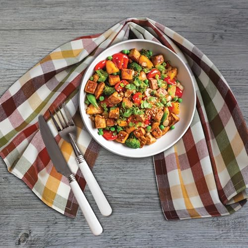 Urban-Villa-Christmas-Kitchen-Towels-Set-of-6-Buffalo-Checks-Kitchen-Towels-20X30-Inches-100-Cotton-Highly-Absorbent-Kitchen-Towels-Premium-Quality-Ultra-Soft-Mitered-Corners-Kitchen-Towels Urban Villa Christmas Kitchen Towels Set of 6 Buffalo Checks Kitchen Towels 20X30 Inches 100 Cotton Highly Absorbent Kitchen Towels Premium Quality Ultra Soft Mitered Corners Kitchen Towels