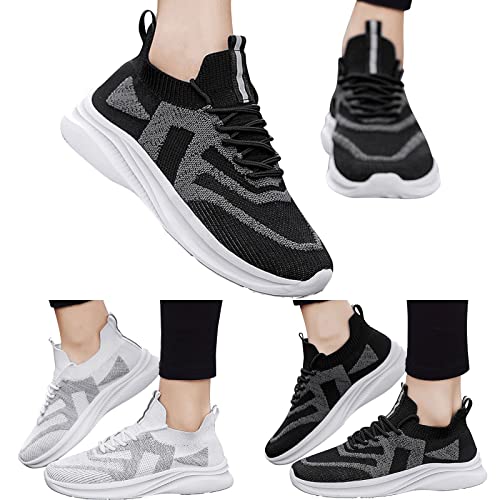 Chaussures hommes casual noir 43 running et marche urbaine mode mode décontractée en mesh