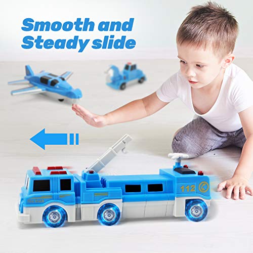image for CUTE STONE Take Part Toys Vehicles, Magnetic Toy Playset, Mix and Matc