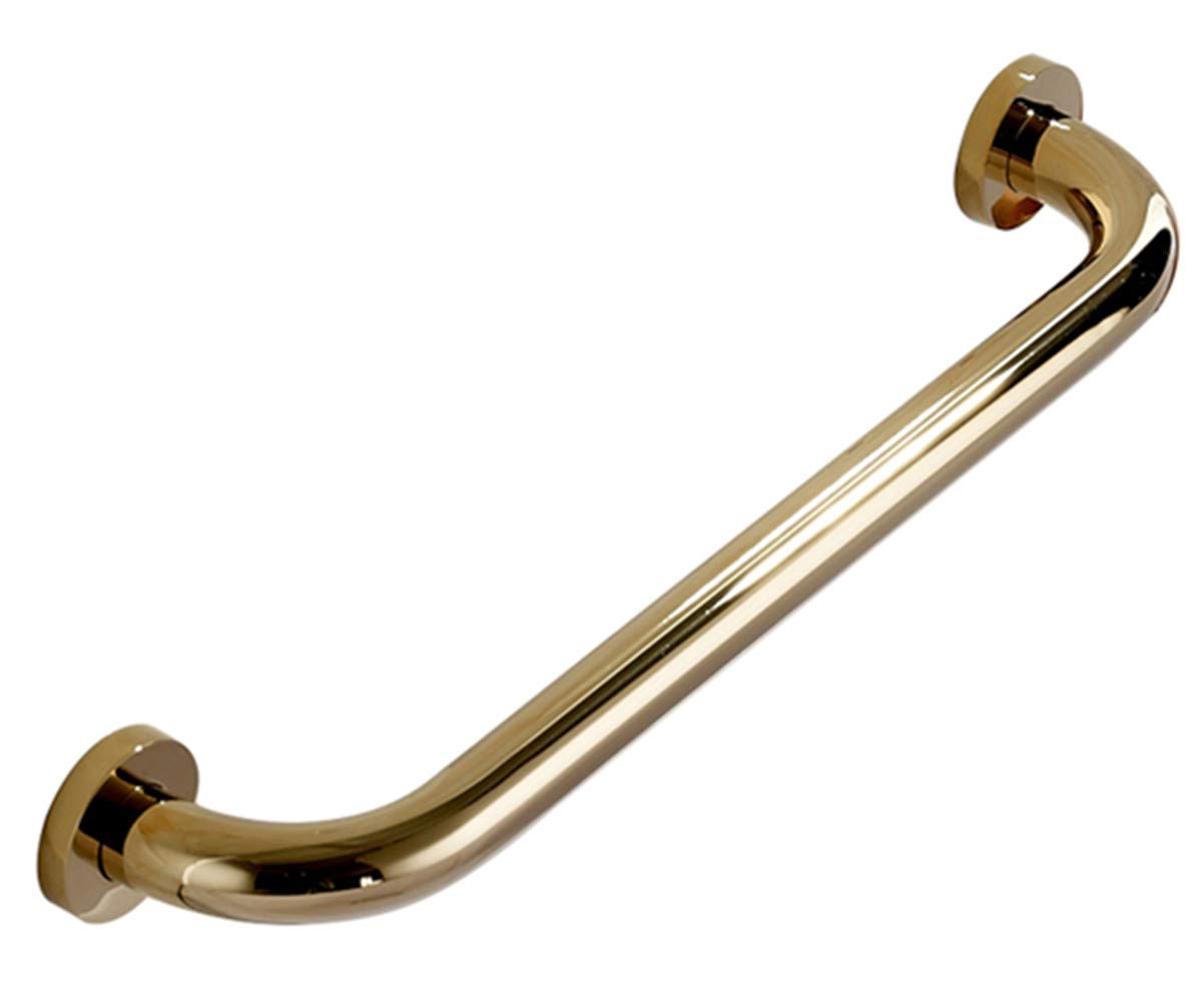 ELLO&ALLO Bathroom Shower Grab Bar with Concealed Screws, Home Care Handrail Bar Bath Hardware, Gold Finish (20 Inch)