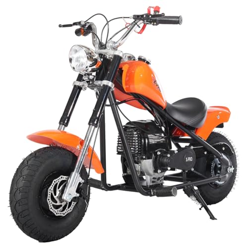 X-PRO 40cc 4 Stroke Gas Mini Dirt Bike Tempest 40 Power Bike Off Road Motorcycle (Orange)