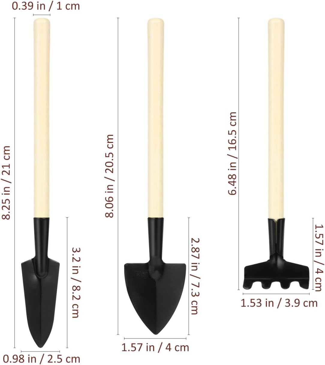 6Pcs Mini Gardening Tools Kit, Handle Planting Tools Kit for Plants image 2